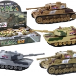 Aluminiums-tank med friktionsdrev i forskellige farver