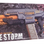 Halvautomatisk pistol BLAZE STORM til skumammunition – grå