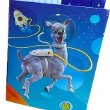 A4 notesboks med lama, der lyser i mørke