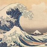 Puslespil 1000 brikker Hokusai: Den store bølge