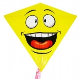 Flyvende drage smiley plastik 68 × 73 cm