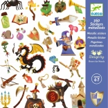 Djeco metalliske klistermærker – kongerige