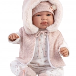 Llorens Nyfødt realistisk dukke baby med lyde