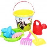 Sandsæt med Muldvarpen – stor gul spand 3,5 l