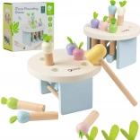 Træspil Bank guleroden med hammer