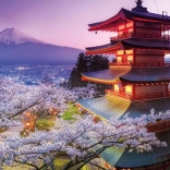 Puzzle EDUCA Fuji-bjerget, Japan – 2000 brikker