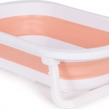 Foldbar pink babybadekar med afløb Ecotoys