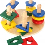 Træ motoriktårn med geometriske former SMALL FOOT