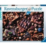 Puslespil 2000 brikker RAVENSBURGER – chokoladeparadis