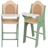 Træstol i vintage-stil til dukker