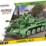 Byggesæt af Cromwell Mk. IV kampvogn med generalfigur
