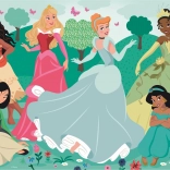 Maxi puslespil 104 brikker Disney Prinsesser