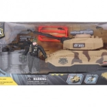 Militærsæt med tank til børn