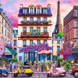 Puslespil Forår i Paris 4000 brikker