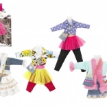 Korte kjoler og tøj til dukker mix af typer