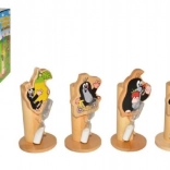 Træstativ til tandbørste Mulvarpen med blomst