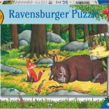 RAVENSBURGER puslespil Gruffalo og dyrene i skoven 2x12 brikker