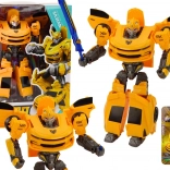 Auto Robot 2-i-1 transformerende sportsvogn gul