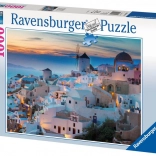 Puslespil Aften i Santorini 1000 stk Ravensburger