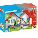 Sæt af figurer City Life bærbar dyrehandel
