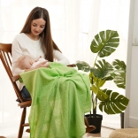 Tommy Lise bomuldsmuselin ble Opaline Green