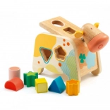 DJECO Indsætningslegetøj Ko