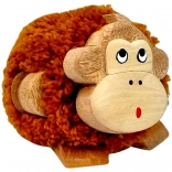 Træ-abe med pompon XL