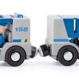 Politibil i metal, model 21 cm