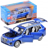 metalmodel af SUV BMW X7 1:32 med lys og lyd