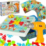 Kreativt byggesæt med boremaskine i kuffert, 261 dele