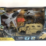 Stor militærsæt jagerfly og kampteknik