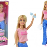 lyserød bluse