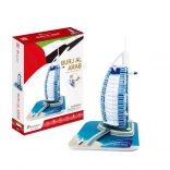 CubicFun 3D puslespil Burj Al Arab, 46 brikker
