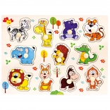 Bino træpuslespil safari 11 brikker