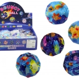 Lysende bold med havdyrmotiver 7 cm
