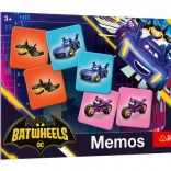 Pexeso Batmans vognpark Batwheels