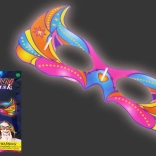 Lysende maske til fest