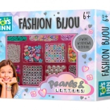 Kreativt perlesæt Pearl & Letters til smykkefremstilling