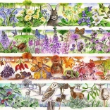 Puzzle TREFL Premium Plus tea time: fire årstider 1000 brikker