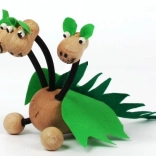 Gerlich træmarionet trehovedet drage