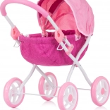 Chipolino dyb dukkevogn Daisy pink linen