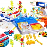 Sæt kreativt mosaik med boremaskine i kuffert - 237 dele