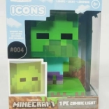 Lysende zombie-figur MINECRAFT