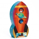 Puslespil Rumraket DJECO - 16 brikker