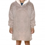 Varm tv-hættetrøje-tæppe til børn BJØRN 7–12 år Cozy Noxxiez