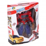 Sammenklappelig autorobot-legetøj 18 cm