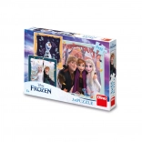 puslespil disney frost glædelig efterår 3x55 brikker