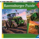 Puslespil RAVENSBURGER John Deere i aktion 3×49 brikker