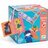 DJECO Domino med dyr og tal