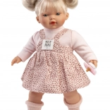 Llorens Roberta realistisk dukke med lyde, blødt stofkrop, 33 cm